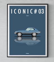 Charger l&#39;image dans la galerie, Affiche ICONIC JAGUAR TYPE E
