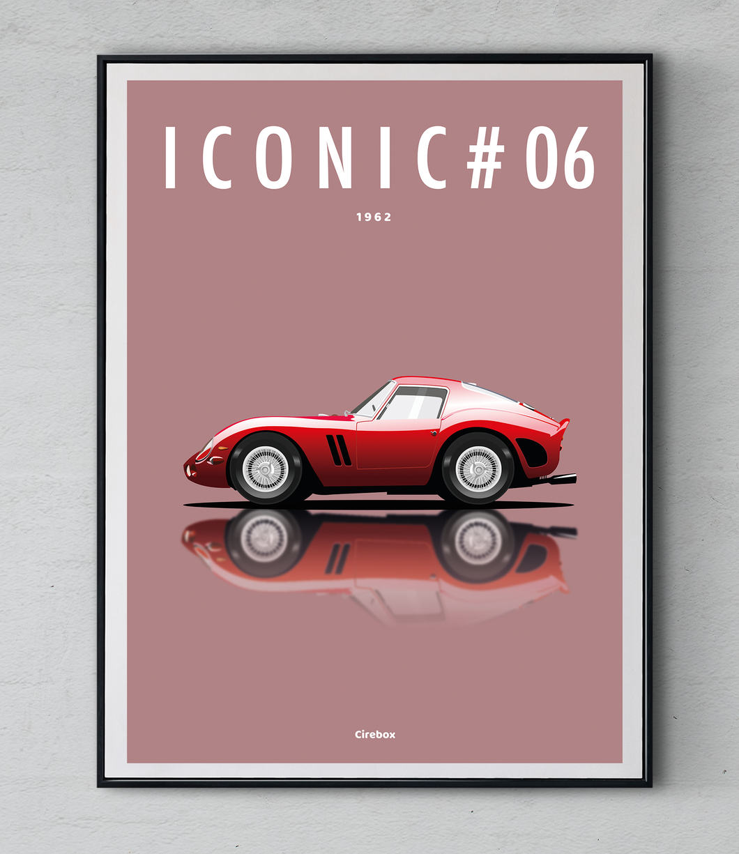 Affiche ICONIC FERRARI 250 GTO