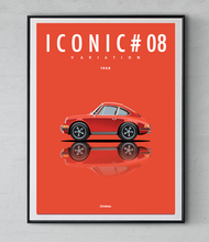 Charger l&#39;image dans la galerie, Affiche ICONIC PORSCHE 911 Jantes Fusch
