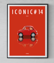 Charger l&#39;image dans la galerie, Affiche ICONIC FIAT 500
