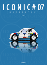 Charger l&#39;image dans la galerie, Affiche ICONIC voiture Motorsport 205 T16 Rallye
