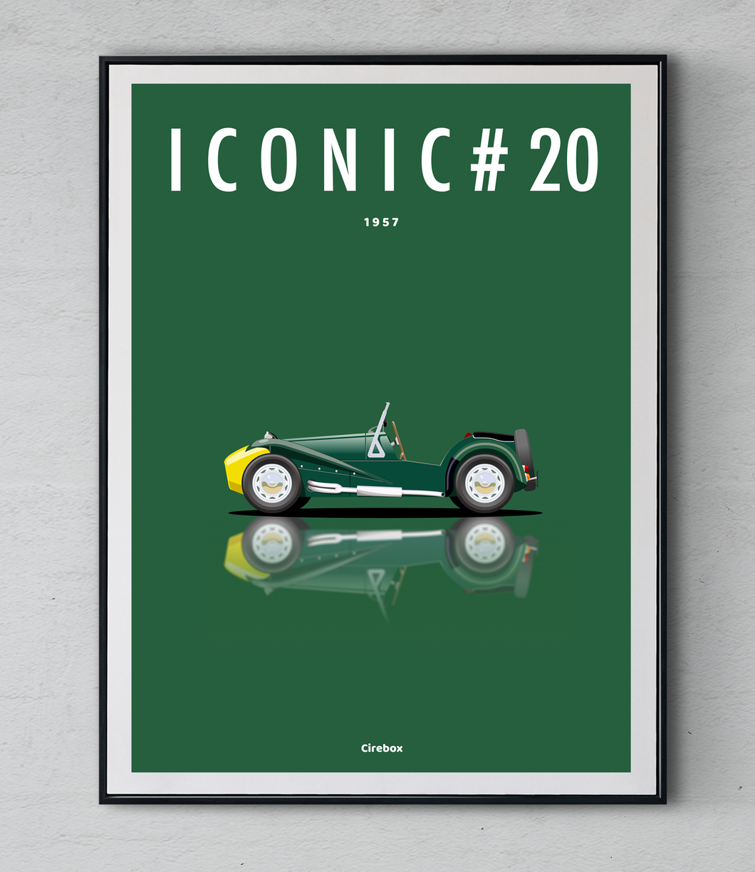 Affiche ICONIC LOTUS SEVEN