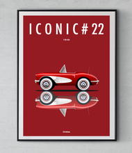 Charger l&#39;image dans la galerie, Affiche ICONIC CHEVROLET Corvette 58

