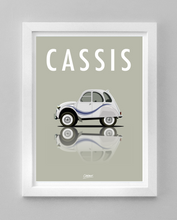 Charger l&#39;image dans la galerie, Affiche ICONIC voiture  CITROEN 2CV France 3 CASSIS
