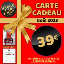 Charger l&#39;image dans la galerie, Carte Cadeau ICONIC CAR TOONS
