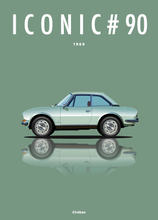 Charger l&#39;image dans la galerie, Affiche ICONIC PEUGEOT 504 Coupé
