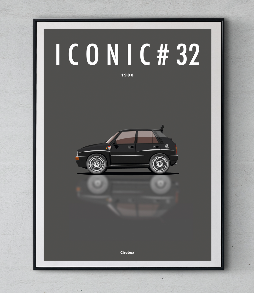 Affiche ICONIC LANCIA DELTA INTEGRALE