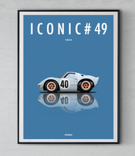 Charger l&#39;image dans la galerie, Affiche ICONIC FORD GT 40
