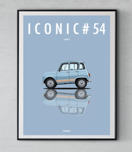 Charger l&#39;image dans la galerie, Affiche ICONIC voiture RENAULT 4

