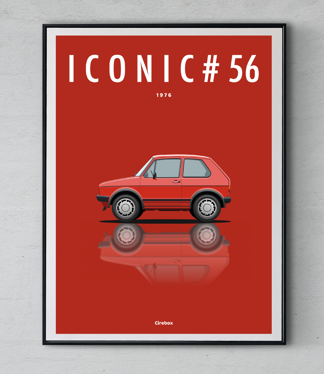 Affiche ICONIC VOLKSWAGEN GOLF GTI 1