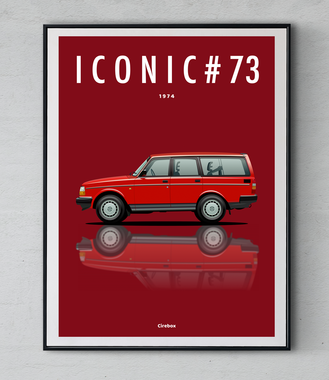 Affiche ICONIC VOLVO 240