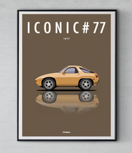 Charger l&#39;image dans la galerie, Affiche ICONIC PORSCHE 928
