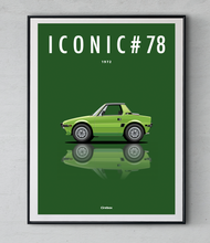 Charger l&#39;image dans la galerie, Affiche ICONIC FIAT X1/9
