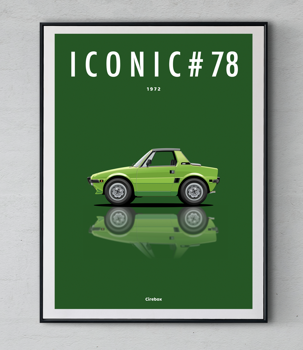 Affiche ICONIC FIAT X1/9