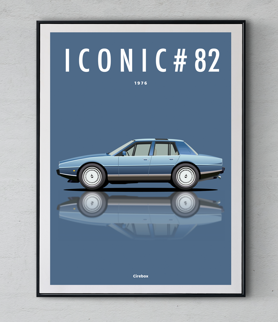Affiche ICONIC ASTON MARTIN LAGONDA