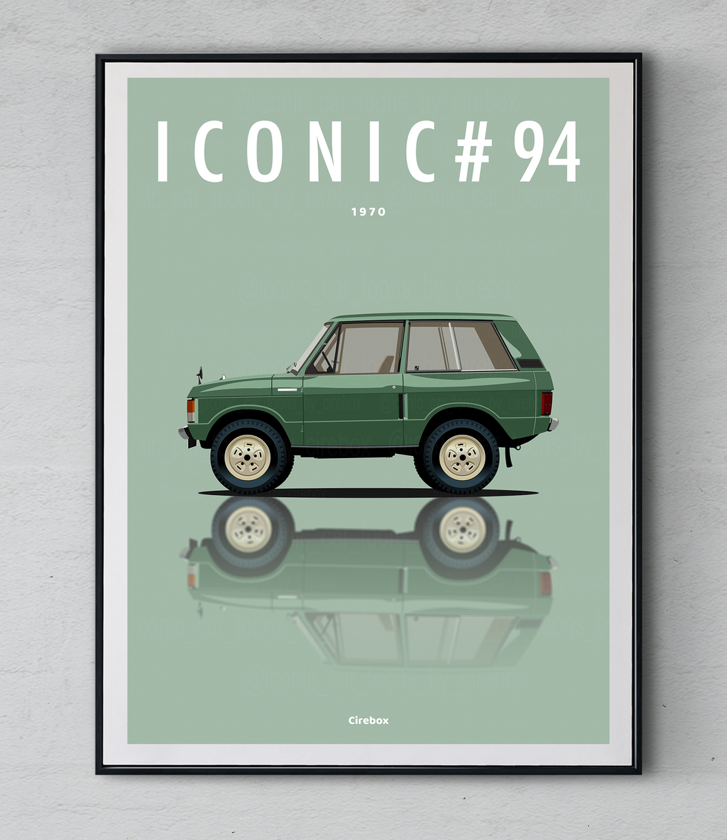 Affiche ICONIC RANGE ROVER Classic