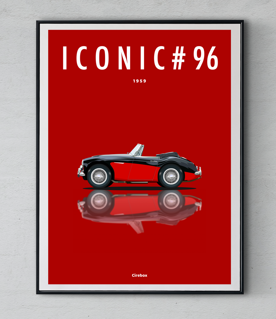 Affiche ICONIC AUSTIN-HEALEY