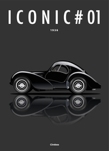 Charger l&#39;image dans la galerie, Affiche ICONIC BUGATTI Type 57
