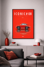 Charger l'image dans la galerie, Tableau ICONIC #08B PORSCHE 911 JANTES FUCHS FOREX 5mm
