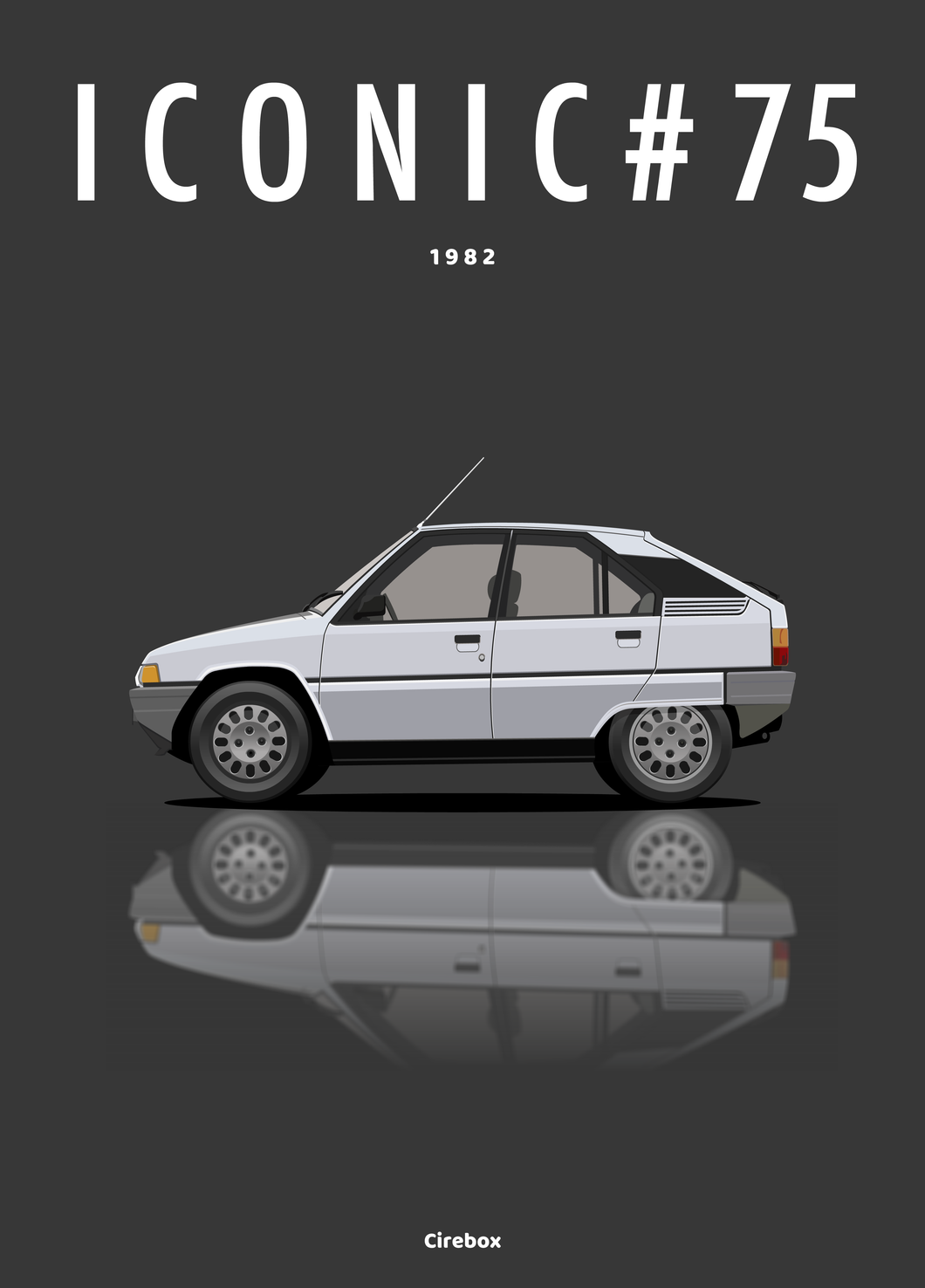 Affiche ICONIC CITROËN BX