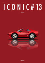 Charger l&#39;image dans la galerie, Affiche ICONIC FERRARI 308 GTB
