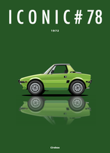 Charger l&#39;image dans la galerie, Affiche ICONIC FIAT X1/9

