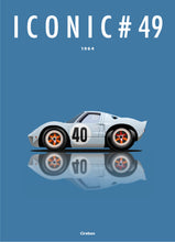 Charger l&#39;image dans la galerie, Affiche ICONIC FORD GT 40
