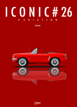 Charger l&#39;image dans la galerie, Affiche ICONIC FORD Mustang Cabriolet 65
