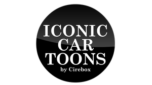 ICONIC CAR TOONS by Cirebox