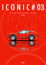 Charger l&#39;image dans la galerie, Affiche ICONIC ALPINE A310 1976 V6
