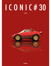 Charger l&#39;image dans la galerie, Affiche ICONIC LANCIA STRATOS
