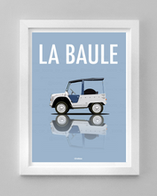 Charger l&#39;image dans la galerie, Affiche ICONIC voiture CITROEN MEHARI AZUR La Baule
