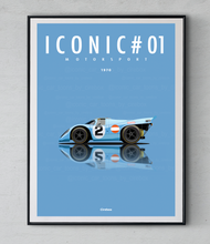Charger l&#39;image dans la galerie, Affiche ICONIC Motorsport Porsche 917 Steve Mc Queen
