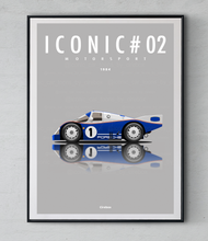 Charger l&#39;image dans la galerie, Affiche ICONIC Motorsport Porsche 962
