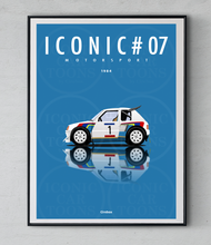 Charger l&#39;image dans la galerie, Affiche ICONIC voiture Motorsport 205 T16 Rallye
