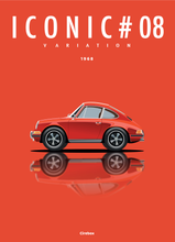 Charger l&#39;image dans la galerie, Affiche ICONIC PORSCHE 911 Jantes Fusch
