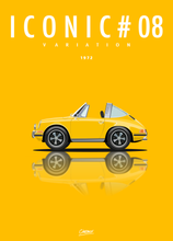 Charger l&#39;image dans la galerie, Affiche ICONIC PORSCHE 911 Targa
