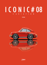 Charger l'image dans la galerie, Tableau ICONIC #08B PORSCHE 911 JANTES FUCHS FOREX 5mm
