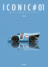 Charger l&#39;image dans la galerie, Affiche ICONIC Motorsport Porsche 917 Steve Mc Queen

