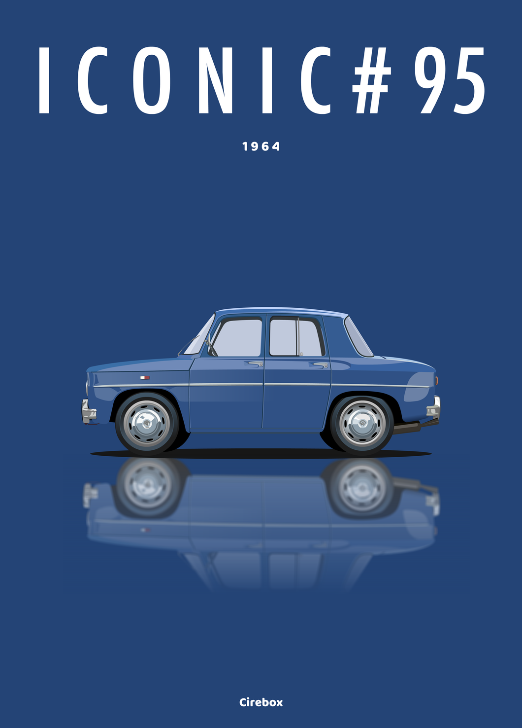 Affiche ICONIC voiture R8 GORDINI