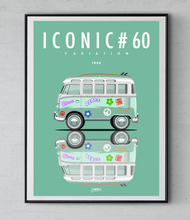 Charger l&#39;image dans la galerie, Affiche ICONIC Kombi VOLKSWAGEN Variation

