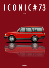 Charger l&#39;image dans la galerie, Affiche ICONIC VOLVO 240
