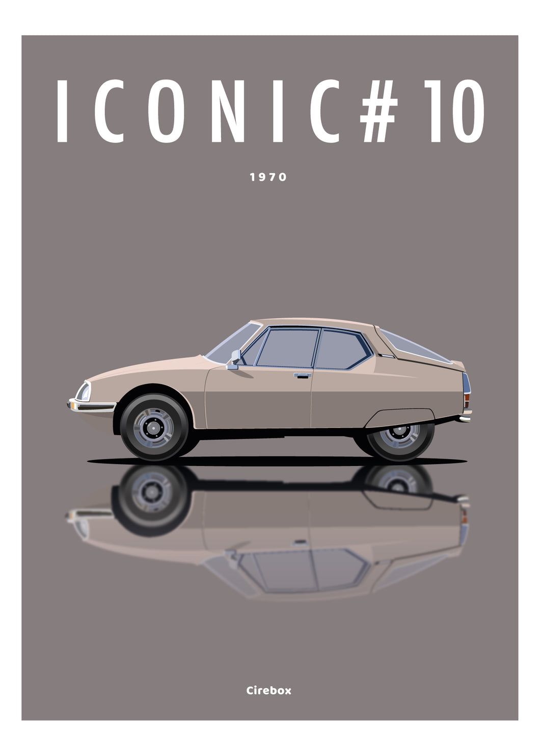 Affiche ICONIC CITROEN SM