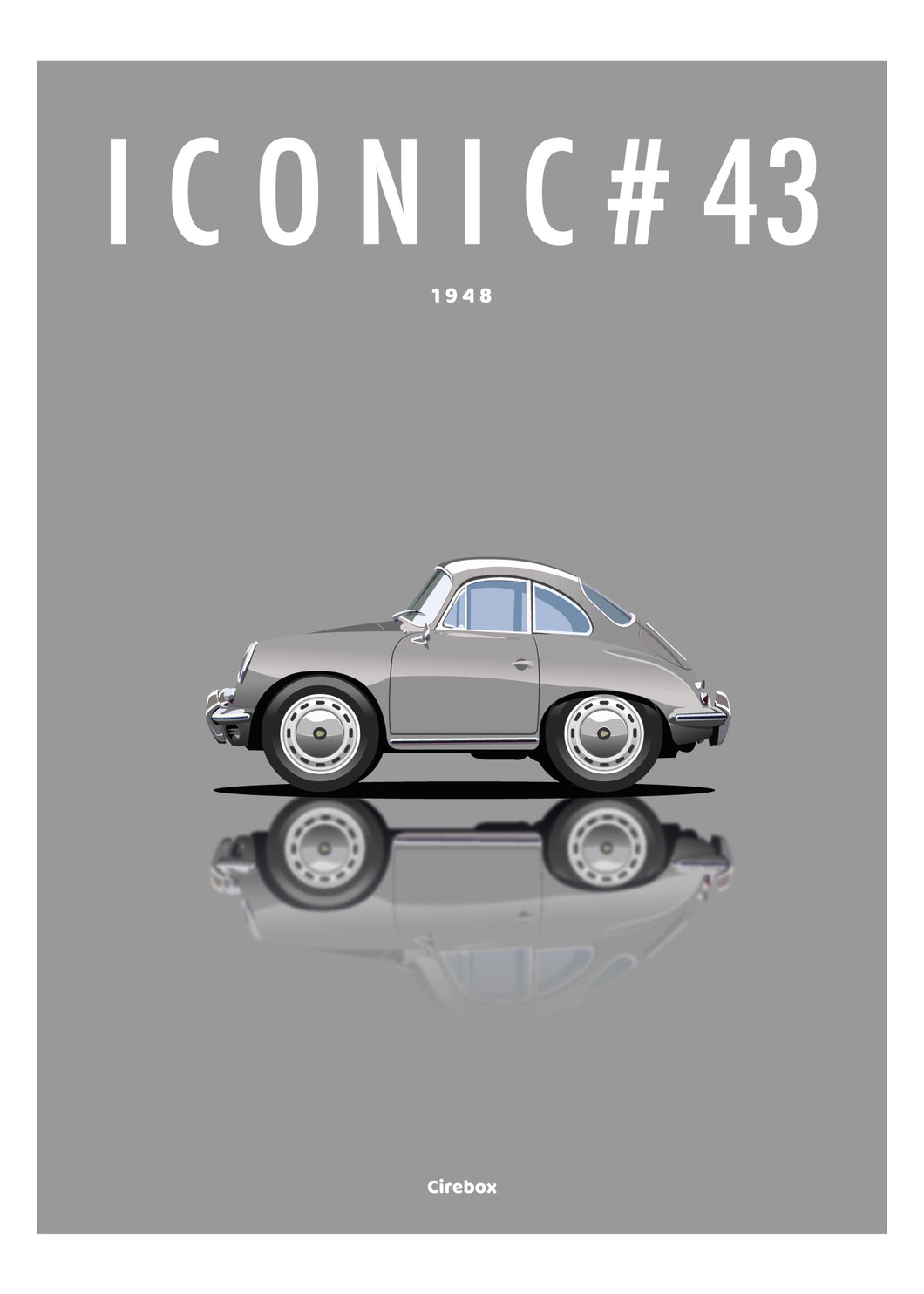Affiche ICONIC PORSCHE 356