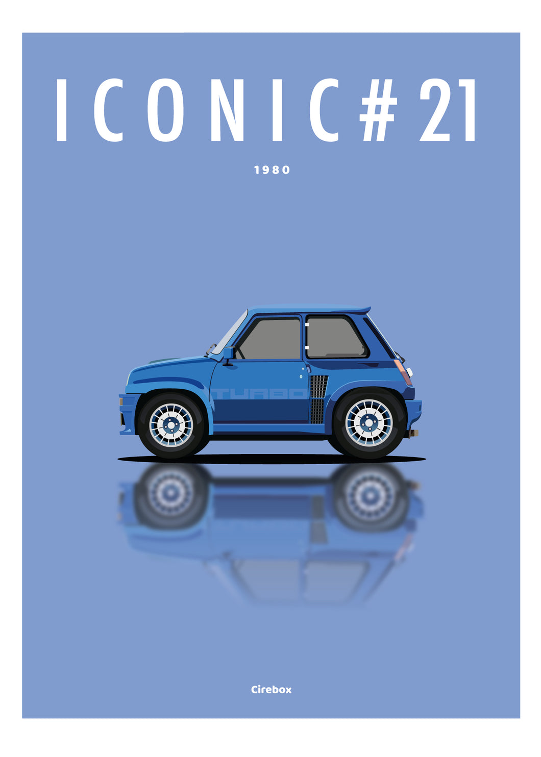 Affiche ICONIC Renault 5 Turbo