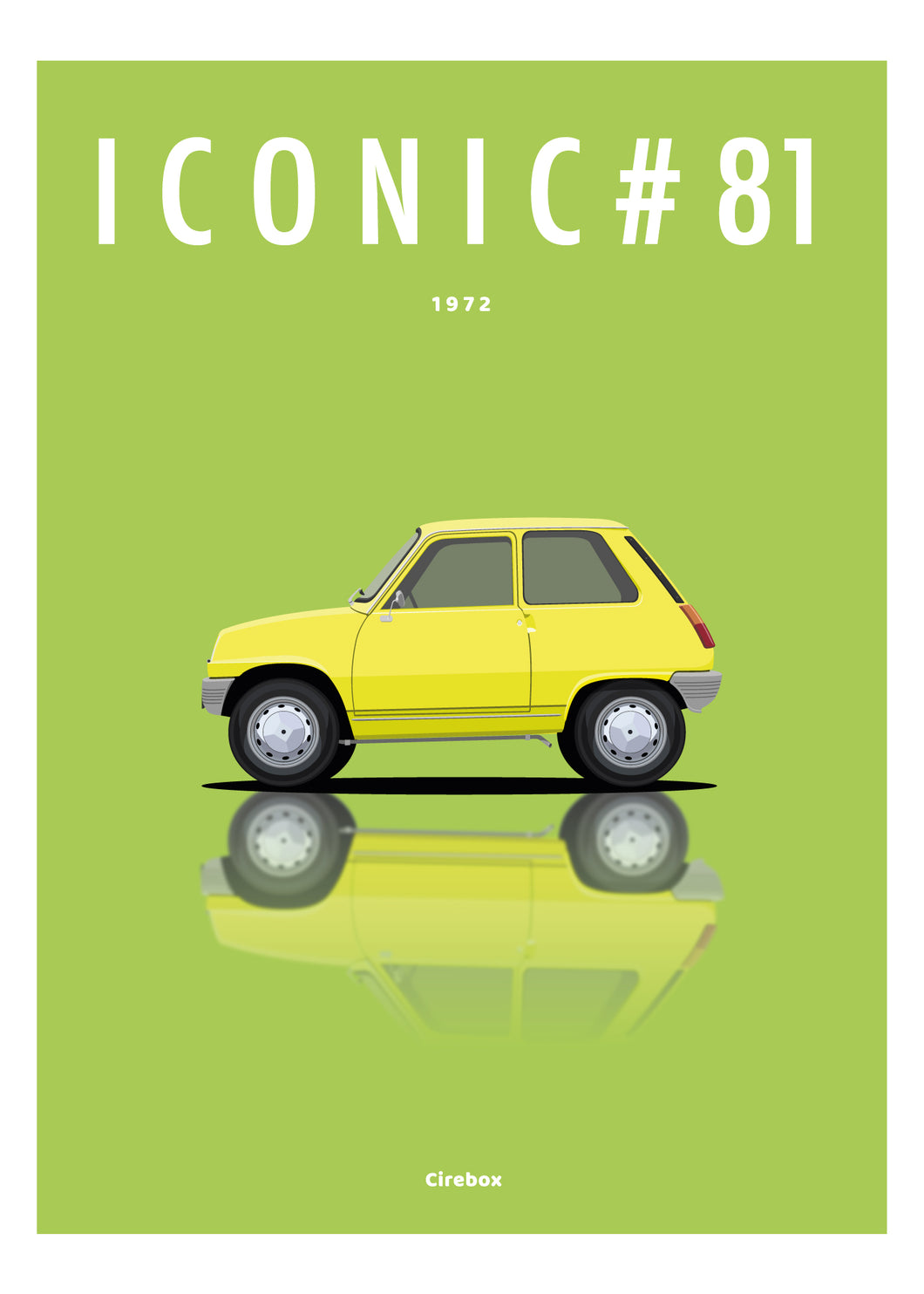 Affiche ICONIC RENAULT 5
